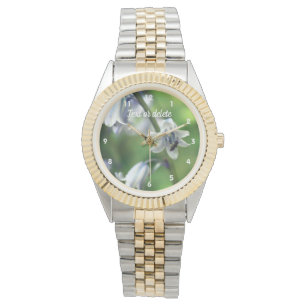 Reloj De Pulsera Bee On Bluebell Flower Personalizada
