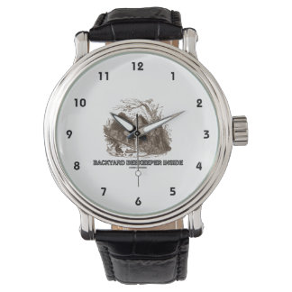 Reloj De Pulsera Beekeeper De Patio Trasero Interior (Beehive In Ga