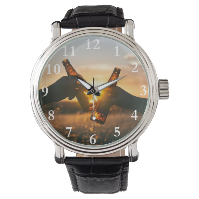 Reloj De Pulsera Beer Good Time Chepers (Anverso)