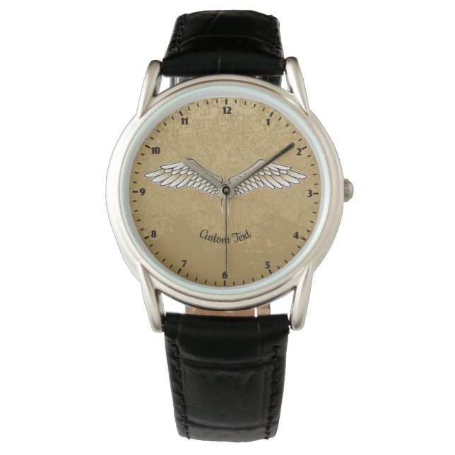 Reloj De Pulsera Beige Wings Wristwatch (Anverso)