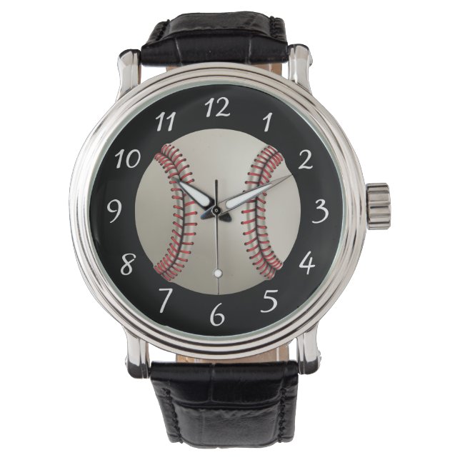 Reloj De Pulsera Béisbol animado (Anverso)