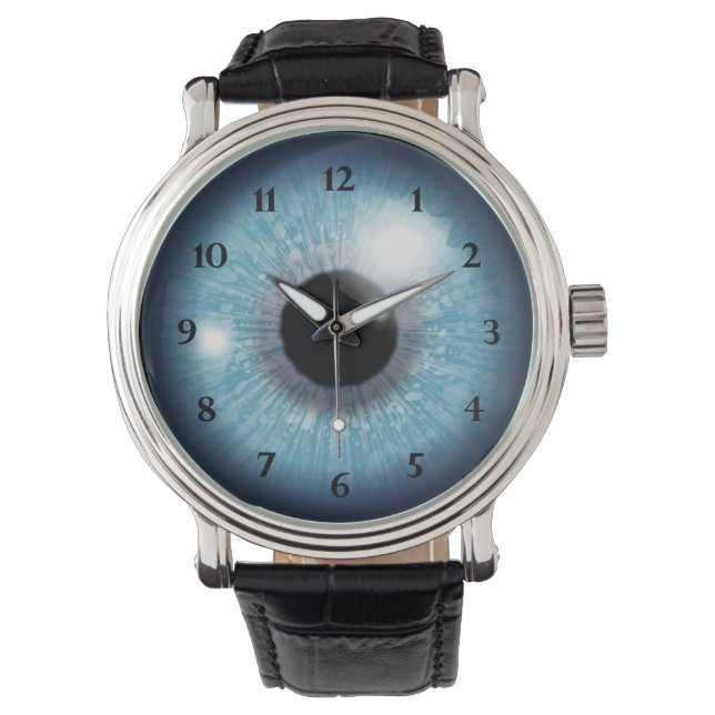 Reloj De Pulsera Béisbol azul (Anverso)