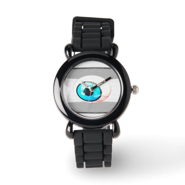 Reloj De Pulsera Béisbol azul (Anverso)