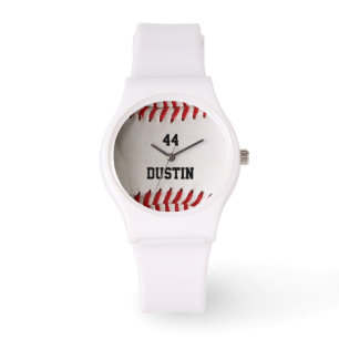 Reloj De Pulsera Béisbol con número de Personalizable