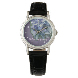 Reloj De Pulsera Believe Hydrangea Inspirador