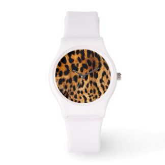 Reloj De Pulsera Bella Artes de animales salvajes Black Brown