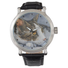 Reloj De Pulsera Bella Artes de gatos tabby