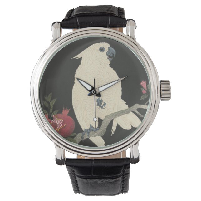 Reloj De Pulsera Bella Artes japonés vintage | Cockatoo (Anverso)
