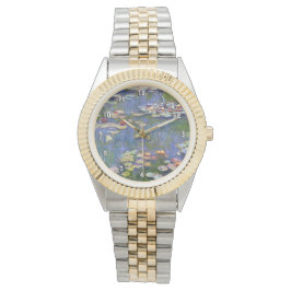 Reloj De Pulsera Bella Artes Monet Water Lilies (1916)