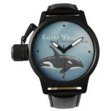 Bella ballena crujiente de acuarela, Orcinus Orca