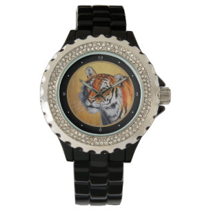 Reloj De Pulsera Bella Naranja Bengala Tiger