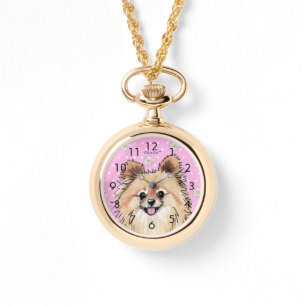 Reloj De Pulsera Bella Pom Writing Watch