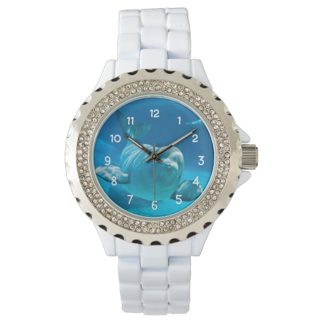 Reloj De Pulsera Beluga Whale (Anverso)