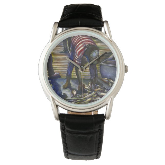 Reloj De Pulsera Bendiciones del sábado, Harbour Island, Bahamas (Anverso)