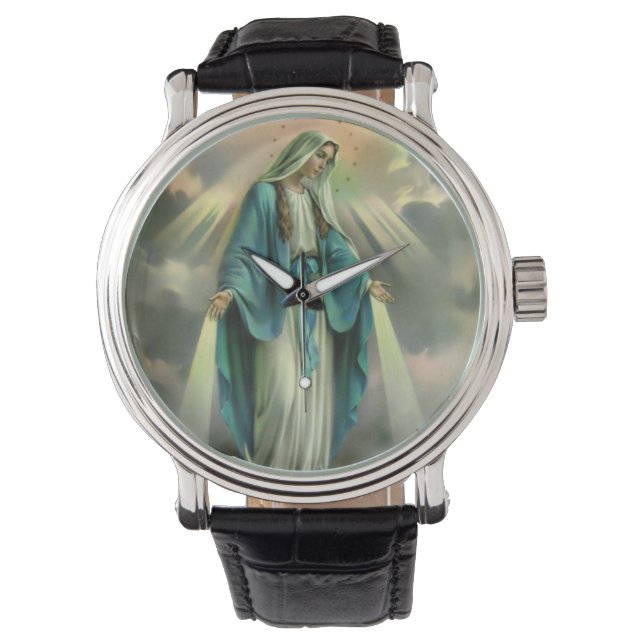 Reloj De Pulsera Bendita Virgen María (Anverso)