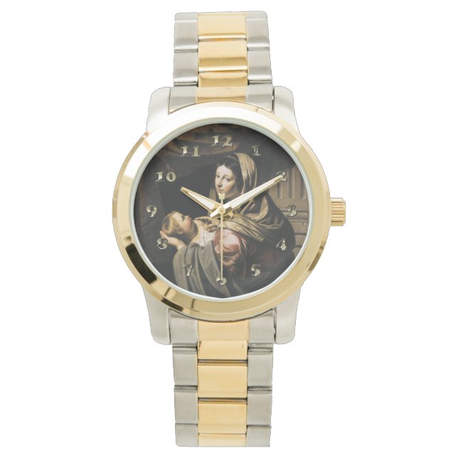Reloj De Pulsera Bendita Virgen María Niño Niño Jesús - Bijlert (Anverso)