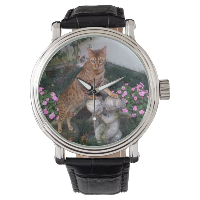 Reloj De Pulsera Bengala sobre la estatua (Anverso)