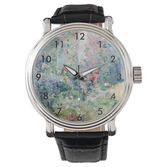 Reloj De Pulsera Berthe Morisot - El jardín de Bougival (Anverso)