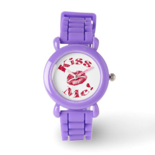 Reloj De Pulsera ¡Bésame! Labios rojos