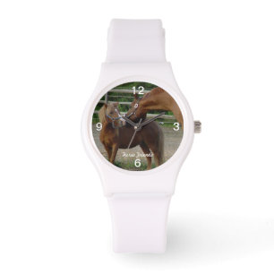 Reloj De Pulsera Besos de amigos de caballos Watch