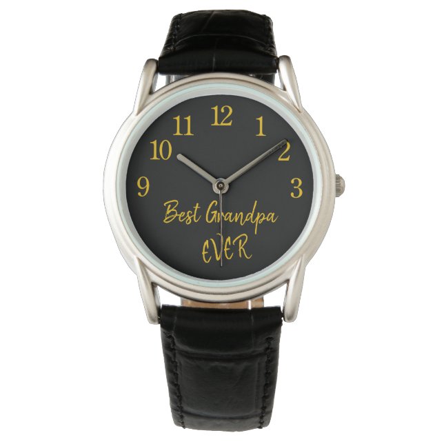 Reloj De Pulsera Best Grandpa Armbanduhr (Anverso)
