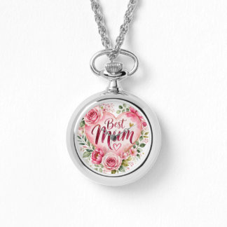 Reloj De Pulsera Best Mum Aquarell Blumenherz Design