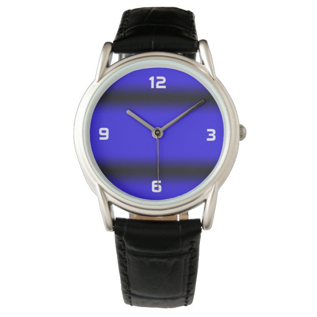 Reloj De Pulsera Bestia negra y azul (Anverso)