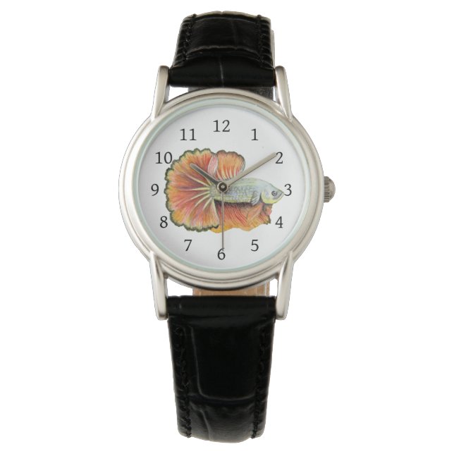 Reloj De Pulsera Betta Fish (Anverso)