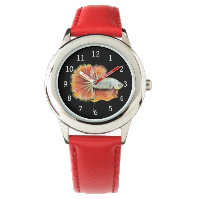 Reloj De Pulsera Betta Fish (Anverso)