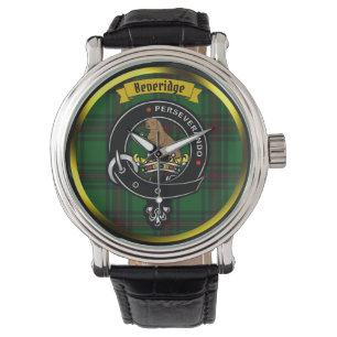 Reloj De Pulsera Beveridge Clan Badge & Tartan