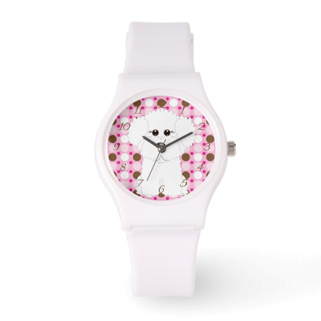 Reloj De Pulsera Bichon Frise (Anverso)