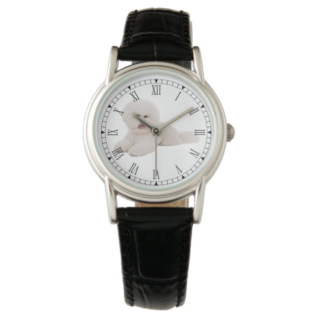 Reloj De Pulsera Bichon Frise (Anverso)