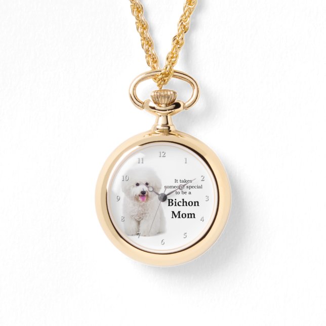 Reloj De Pulsera Bichon Mom Watch (Anverso)