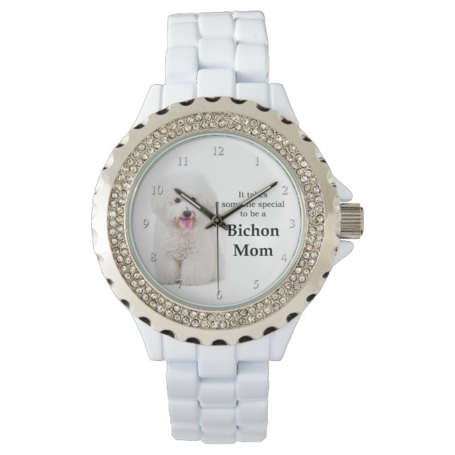 Reloj De Pulsera Bichon Mom Watch (Anverso)