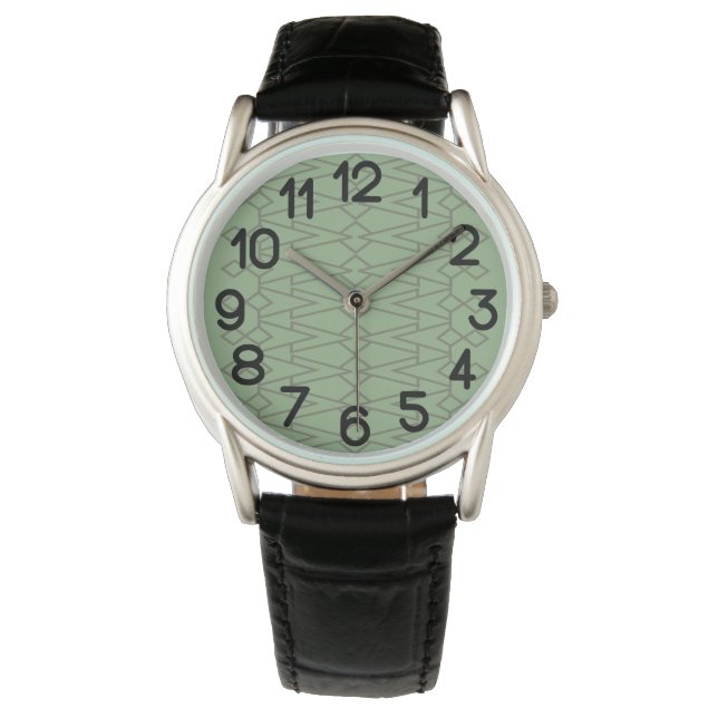 Reloj De Pulsera Bichos verdes (Anverso)