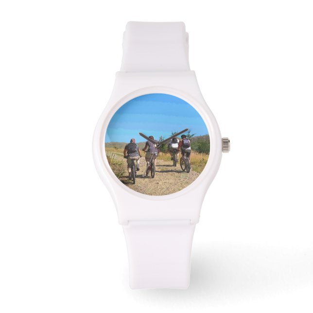 RELOJ DE PULSERA BICICLETA DE MONTAÑA (Anverso)