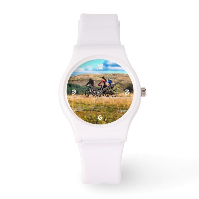RELOJ DE PULSERA BICICLETA DE MONTAÑA (Anverso)