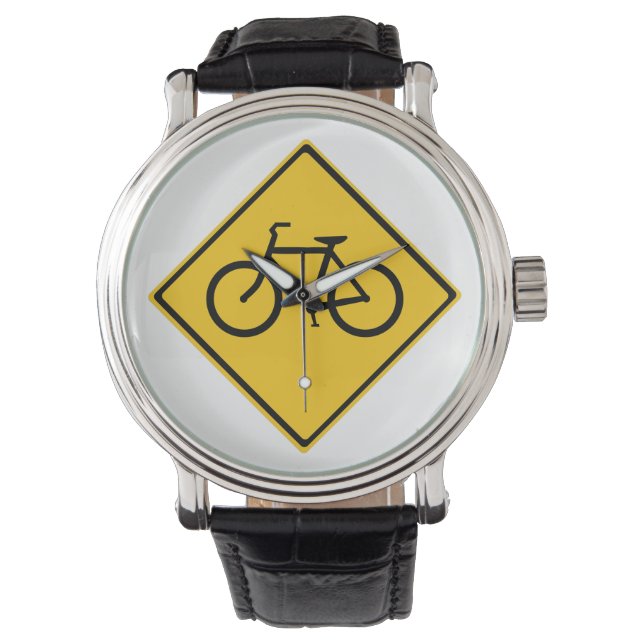 Reloj De Pulsera Bicicleta de Rótulo por carretera (Anverso)