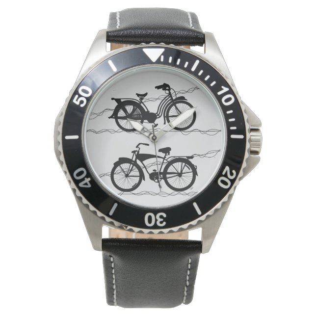 Reloj De Pulsera Bicicleta Negro 1 (Anverso)