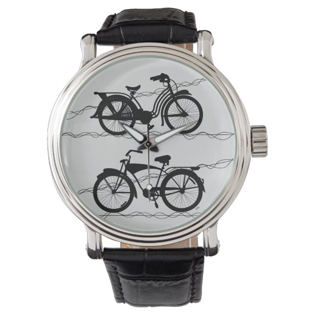 Reloj De Pulsera Bicicleta Negro 1 (Anverso)