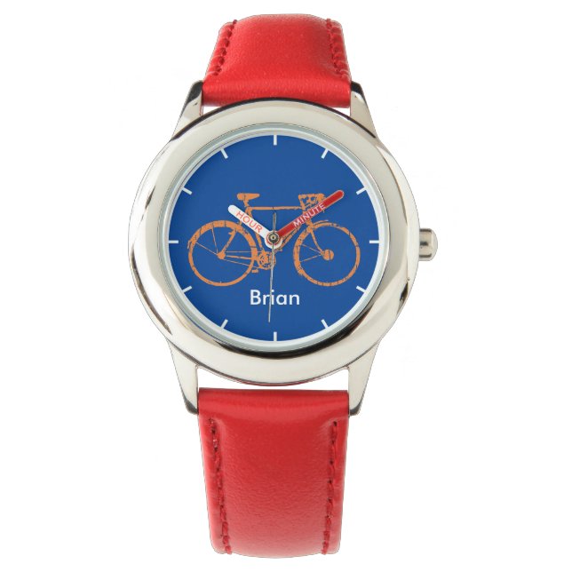 Reloj De Pulsera bicicleta personalizada (Anverso)