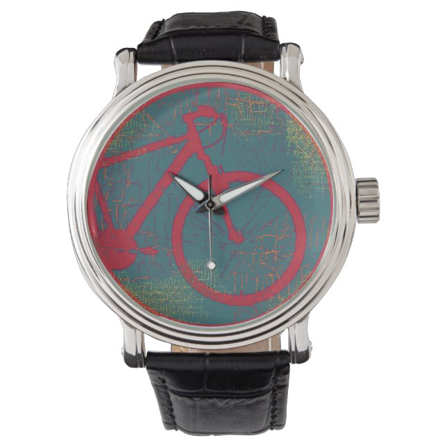 Reloj De Pulsera bicicleta roja (Anverso)