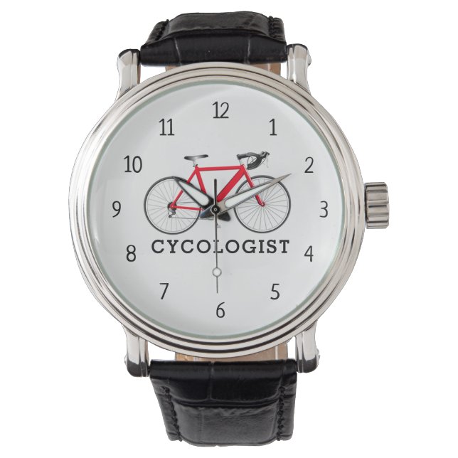 Reloj De Pulsera Bicicleta Roja Cycologic (Anverso)