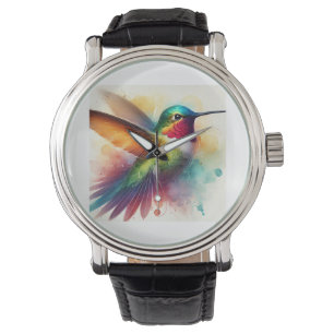 Reloj De Pulsera Bicolor Hummingbird 310724AREF138 - Watercolor