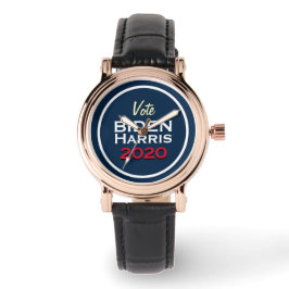 Reloj De Pulsera BIDEN HARRIS Campaign 2020 Black Strap Watch