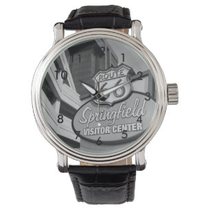 Reloj De Pulsera Bienvenido A Springfield Grayscale Watch