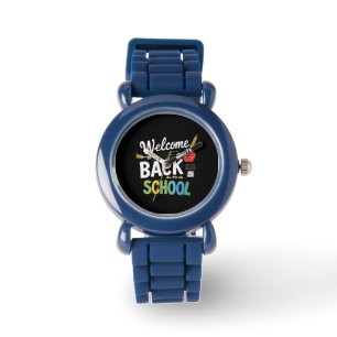Reloj De Pulsera Bienvenido de vuelta a la escuela primer día de es