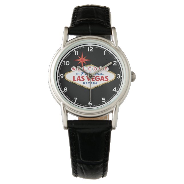 Reloj De Pulsera Bienvenidos a Fabulous Las Vegas, Nevada (Anverso)