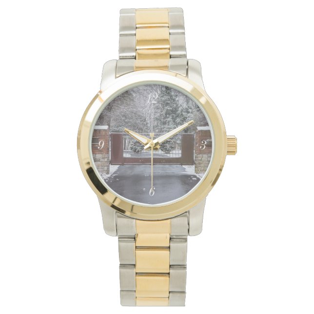 Reloj De Pulsera Bienvenidos al invierno (Anverso)