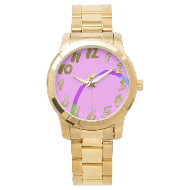 Reloj De Pulsera Big Arch Loop en Pink eWatch (Anverso)
